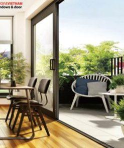 Cửa đi mở trượt 2 cánh
