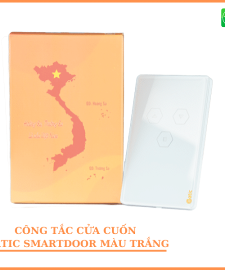 Công Tắc Cửa Cuốn Datic Smart Door Trắng/Đen