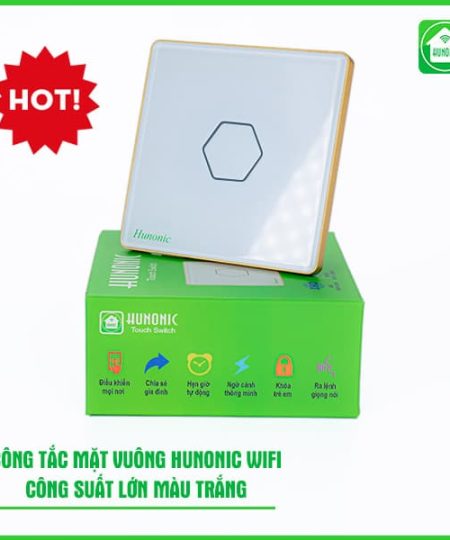 Công Tắc Hunonic Wifi CSL Mặt Vuông