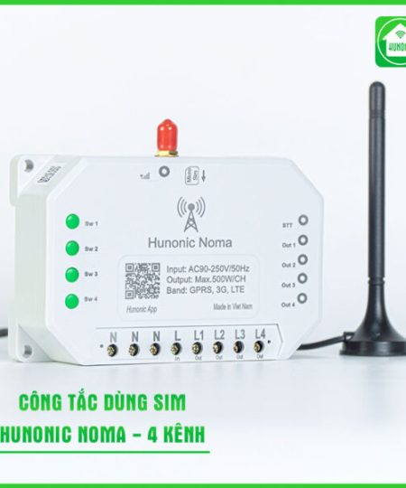 Công tắc Hunonic Noma 4CH