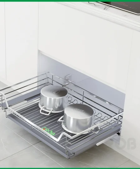KỆ ĐỰNG XOONG NỒI INOX SUS304 NAN DẸT GB304-800