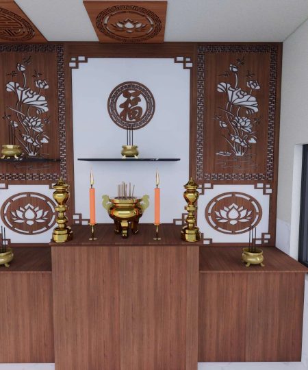 PHÒNG THỜ MẪU 3