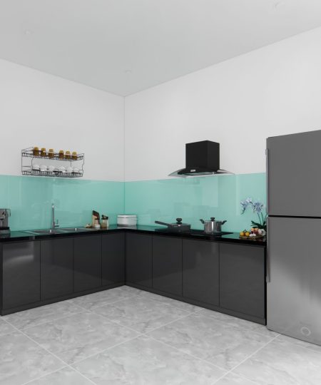 HỆ TỦ BẾP CÁNH ACRYLIC MẪU 37