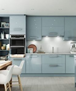HỆ TỦ BẾP CÁNH KÍNH NHIỀU MÀU