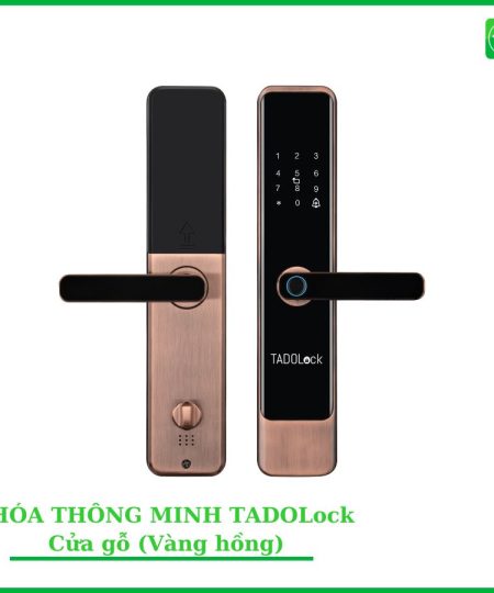 KHÓA THÔNG MINH TADOLock Cửa gỗ (Vàng hồng cổ điển)